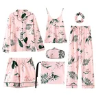 wholesale High quality sleep clothing teen girls sexy sleepwear pinky style four piece pajamas sets