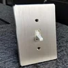 Aluminum Luxury Switch Board Custom Switch Face Plate,with hair line surface finished