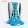 Hand embroidered indian pure wool kashmir women winter pakistan cashmere shawl shawls wrap scarf for women