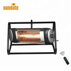 Electric floor type indoor quartz infrared heater