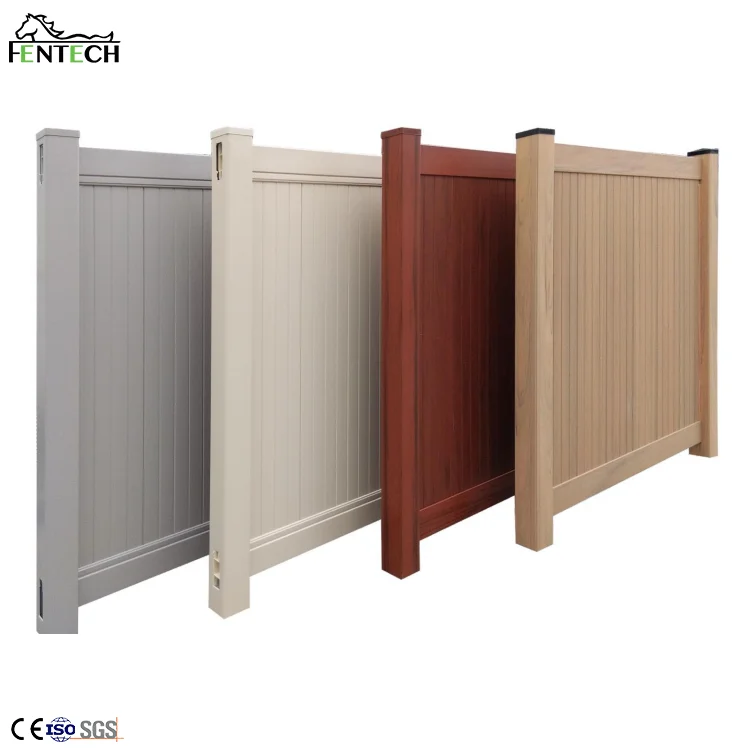 Wood Grain Color Vinyl Pvc Plastic Privacy Fence Panels For Home And Garden Buy Wood Grain Color Fence Privacy Fence Vinyl Fence Panels Product On Alibaba Com