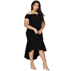 /product-detail/formal-black-plus-size-dip-hem-fishtail-midi-sexy-dresses-for-women-2018-60765994296.html