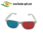 Universal 3D Plastic glasses Red Blue Cyan Movie Game 3D Anaglyph Vision Glasses