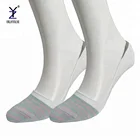 Custom bulk cotton no show hidden invisible socks with heel grip