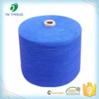 Colored 100 polyester spun yarn 30/1 for Fabric knitting