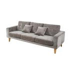 ODM&OEM Anteroom Furniture Wooden Sofa Set 3 Seater Sofa Fabric For Living Room