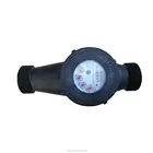 Multi jet dry-dial plastic water flow meter