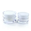 5 gram 10 gram 15 gram 30 gram 50 gram plastic square round cosmetics eye face cream empty jars