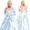plus size new Princess Cinderella Elite Collection Adult Cosplay Costume Dresses QAWC-2584