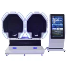 Interactive Virtual Reality Equipment Experience 3 Seats 360 Degree Egg VR Cinema Simulator 9D VR
