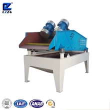 Small sand vibrating dewatering screen TS 0820, screen with water tank