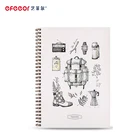 School coloring spiral paper notebook supplier