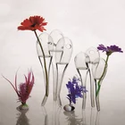 cheap mini glass vase with holes wholesale