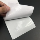 Blank direct thermal label jumbo roll labels self adhesive sticker paper for barcode printers