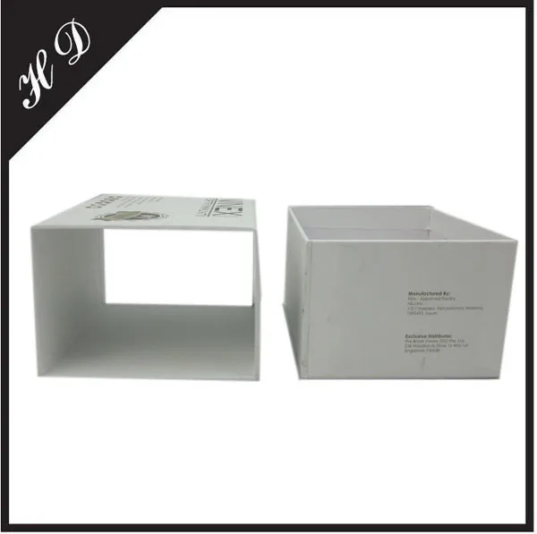 empty custom printed matchbox style box