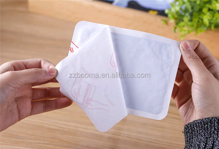 Disposable air activated deep heat patch women menstrual cramp relief warmer pad