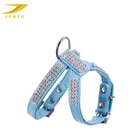 Factory make rolled leather small dog harness