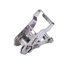 Trade Assurance Unique 1'' 1.5T Ratchet Lashing Belt with Stainless Steel Buckle