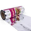 Custom material color printing pe opp laminated food packaging plastic roll film scrap
