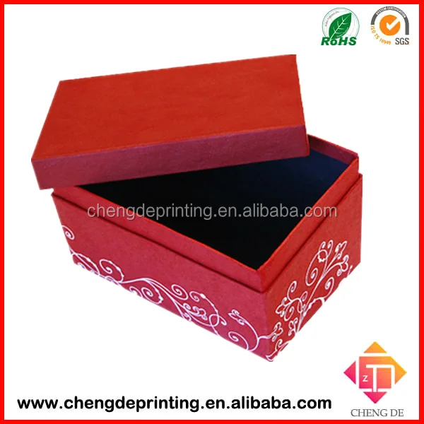 2015 wholesale exclusive red paper gift boxes design