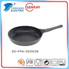 2015 popular non stick die casting aluminum ceramic fry pan set cookware set