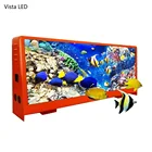 Led Display Roof Sign Solar Panel Taxi Advertising Screen Price P4 P5 4MM 5MM VIDEO BOARD