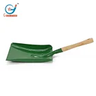 Outdoor garden tools wood handle shovels square iron camping shovel