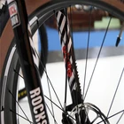 Professional waterproof removable adhesive bicycle decals sticker brand decorative bicycle frame sticker design