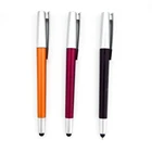2 in 1 plastic stylus screen touch ball pen