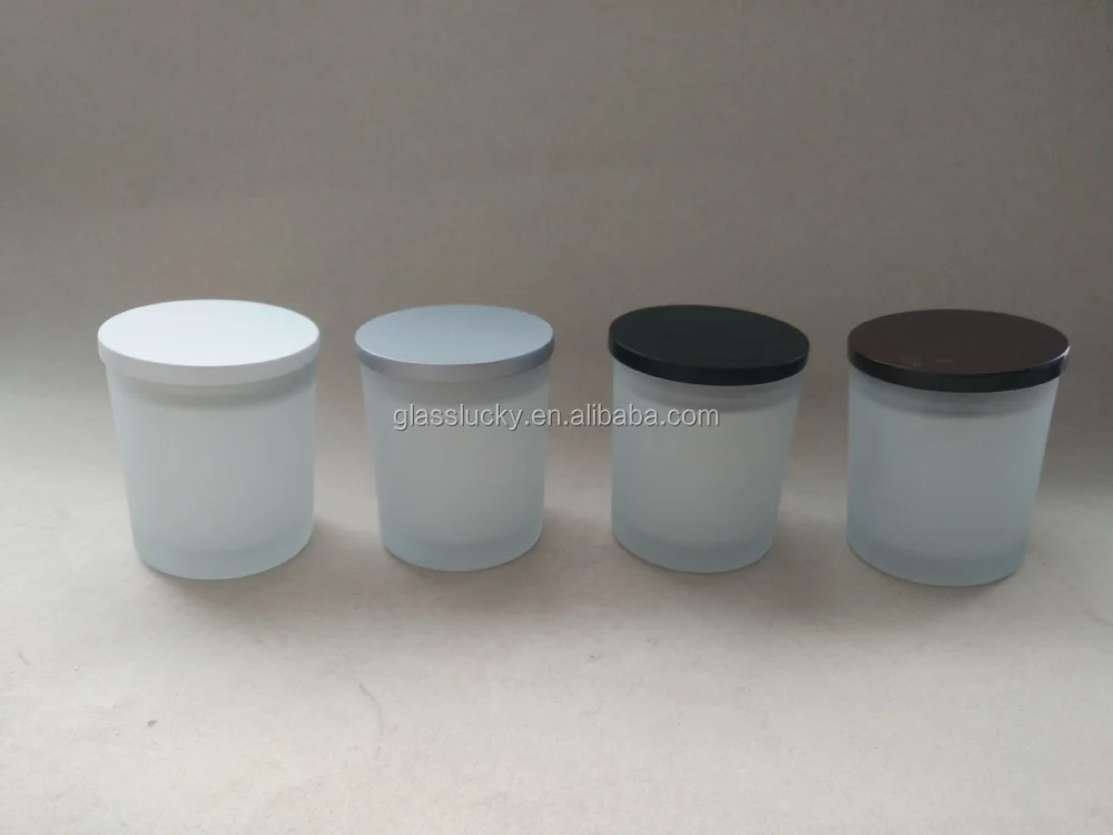with wooden lid wholesale for scented soy as glass candle jar