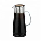 High Quality 1500ml Borosilicate Glass Cold Brew Iced Coffee Maker And Tea Maker