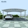 Polycarbonate Car Parking Metal Carport Canopy Double Cantilever Cars Garage