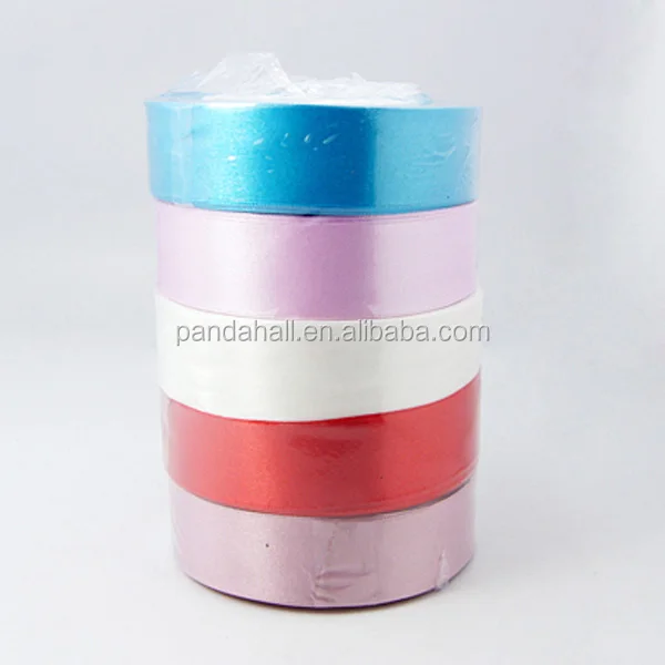high quality 8" satin ribbons double face wired ribbons, 25