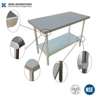 customized commercial kitchen equipment multifunction work bench table with optional thickness Zhejiang Ningbo