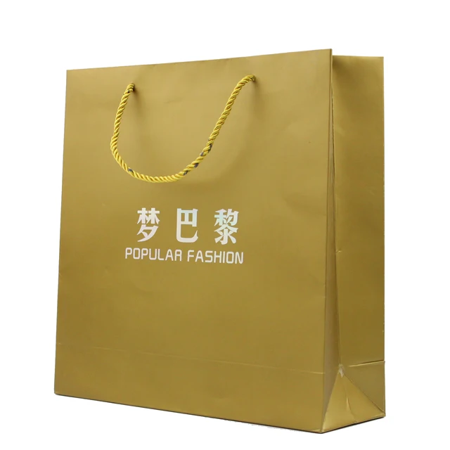 free sample high quality promotion paper gift shopping bag pro