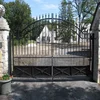 cheap iron gate designs, steel garden gates, Europe designs main house iron gate design