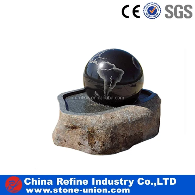 garden caved natural marble granite stone water fountain