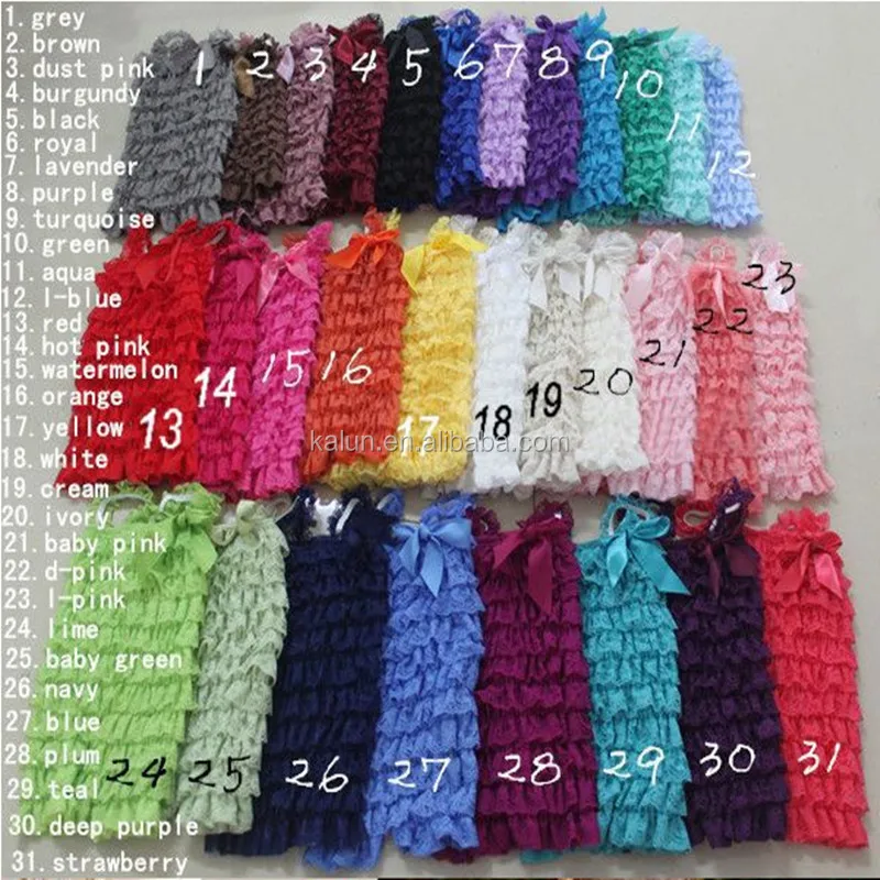 Eco-Friendly Newborn Infant Baby Girl/Kids Lace Posh Petti Ruffle Rompers