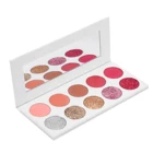 Custom Colors Make Your Own Eye Shadow Pressed Glitter Eyeshadow Palette Private Label