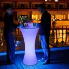 light up bar table / Illuminated Led Table/Glowing Led Cocktail Table