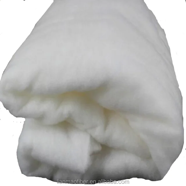 high quality rolled warm and natural cotton batting by the yard