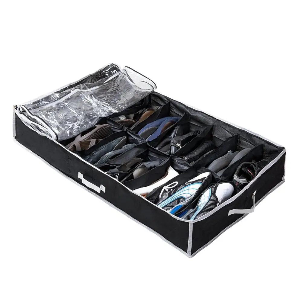 underbed shoe storage box 16 pair underbed shoe organizer shoe storage box view underbed shoe storage box 16 pair underbed shoe organizer shoe storage box view