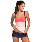New Bikini Sexy Beachwear A Sling Fashion Splice Skirt Two Pieces Swimsuit Girls Swimwear
