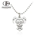 custom soft lucky goat gift letter sublimation metal alloy charm