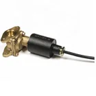 Fuel dispenser dual flow fuel brass dual-flow shut off solenoid stop valves for fuel machine