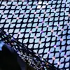 Wholesale Mesh Fabric Trimming Stretch Elastic Hotfix Crystal Glass Rhinestone Net Mesh Trim For Shoe Garment Accessories