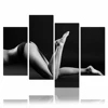 Naked Lady Wall Art Sexy Girl Body Legs Picture Stretched on Wood Frame for Bedroom Wall Decor