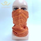Gym headwear tubular velvet nylon bandana balaclava mask for women man