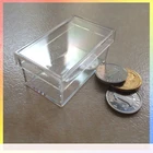50*30*23MM custom design small clear jewelry gift plastic saffron packaging box
