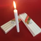 China factory white paraffin wax unscented candles